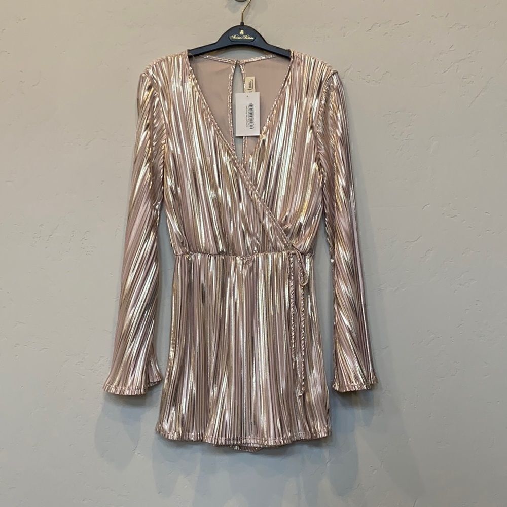 Pink Lily Midnight Kiss Romper